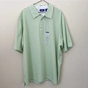 PGA Tour Dry Performance Wicking Striped Polo Shirt XL - Picture 1 of 6