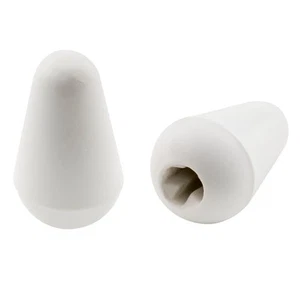 Guitarra métrica blanca Musiclily Pro 2 piezas perilla de punta de interruptor de 5 vías para importación Strat ST - Imagen 1 de 5