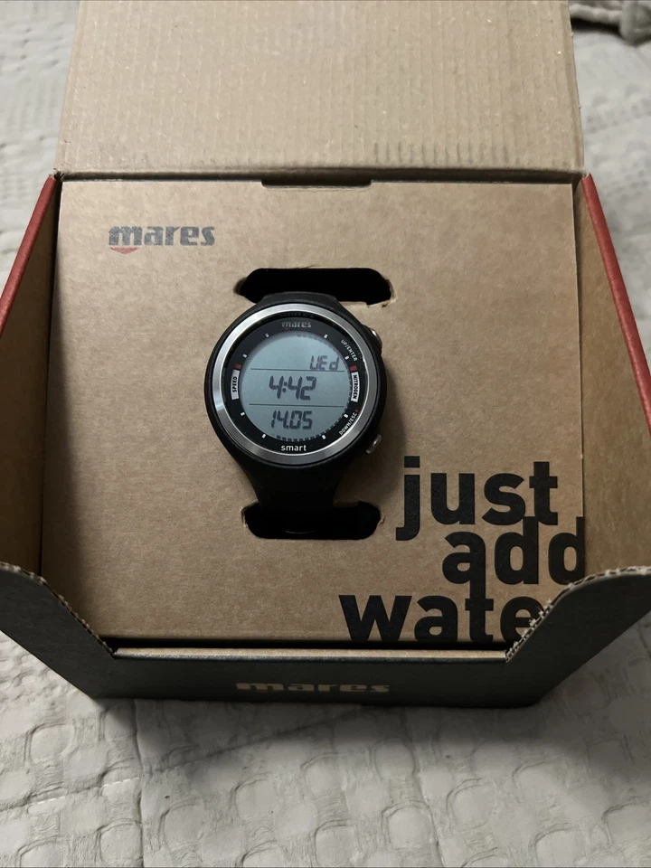 Mares Smart Wrist Dive Computer 414129BKBK Black Authorized Dealer