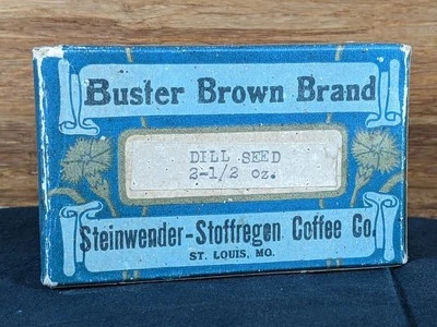 Buster Brown brand spices St Louis mo box. Scarce - Image 1 of 4