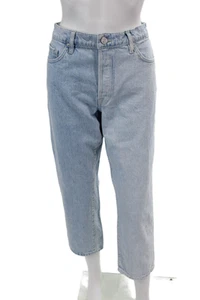 Frame Womens Cotton Denim Five Pocket High-Rise Tapered Jeans Blue Size 27 - Picture 1 of 6