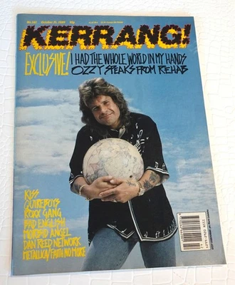 Kerrang Magazine Kerrang! 1989 Number 261 Ozzy Osbourne - Image 1 of 2