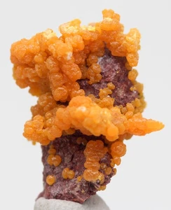 MIMETITE Crystal Mineral Specimen Cluster Natural ROWLEY MINE ARIZONA - Picture 1 of 5