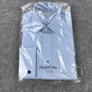 Brooks Brothers Hemd Herren 15,5 33 blau Regent bügelfrei Supima Baumwolle Dress - Bild 1 von 6