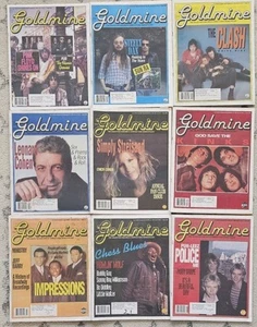 LOT OF 9 GOLDMINE MAGAZINES. ALL FROM YEAR 1993, BIWEEKLY MAGAZINE ISSUES. - Picture 1 of 10