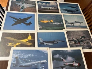1980’s Power Graphics Fighter Jet Plane Lot 11 Original Poster 20"X 16" Vintage - Bild 1 von 13