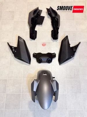 2014-2017 YAMAHA FZ09 FZ-09 OEM FAIRING COWLING BODY PLASTICS KIT GRAY BLACK - Image 1 of 4
