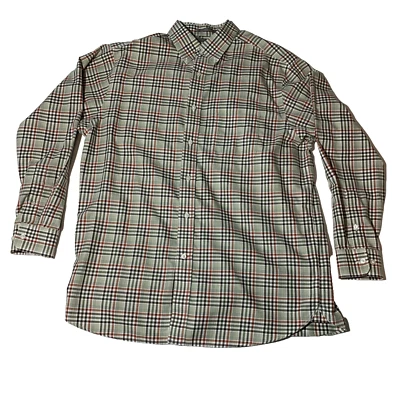 Camisa masculina Daniel Cremieux manga longa coleção assinatura tamanho G marrom xadrez - Imagem 1 de 4