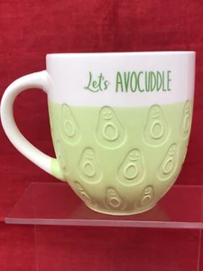 Pfaltzgraff Avocado Let's Avocuddle Ceramic Coffee Mug Large - Picture 1 of 7
