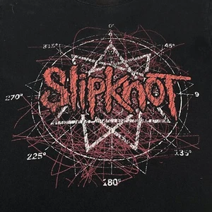 Slipknot schwarzes T-Shirt Heavy Metal Band Crahan Jordison grau Duality Schnupftabak - Bild 1 von 9