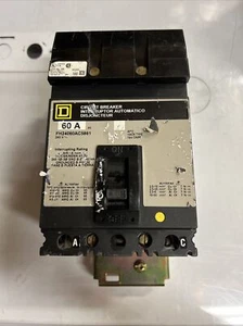 Square D FH24060AC5861 2-polig 60 Amp 600 Vac I-Leitungsschutzschalter Klimaphase - Bild 1 von 5