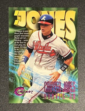 1997 Circa Rave /150 Chipper Jones Braves HOF