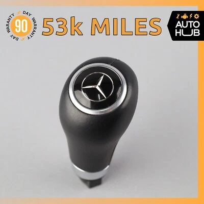 12-16 Mercedes R172 SLK250 SLK300 palanca de cambios palanca de cambios negra OEM 53k Foto 1 de 4