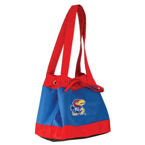 NCAA Designer Lunch Tote Embroidered Logo Bag Little Earth Cover
