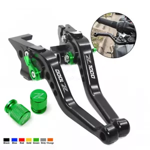 Palancas de embrague de freno cortas ajustables CNC para Kawasaki Z1000 Z 1000 2003-2016 - Imagen 1 de 21