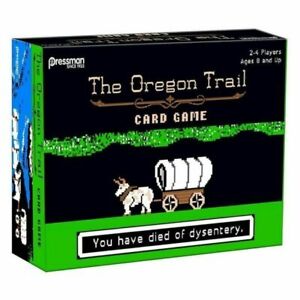 THE OREGON TRAIL Card Game (2016, Pressman) BRAND NEW: 2-6 Players:Age 12+
