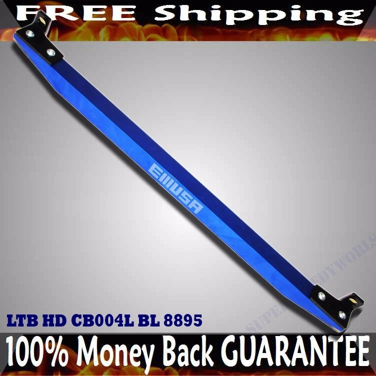 Rear Tie Bar FOR 92-95 Honda Civic/93-97 Del Sol/94-01 Integra BLUE - Image 1 of 1