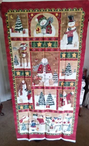 Celebrate the Season Fabric Panel by Deb Strain for Moda Snowmen 23" x45" Xmas - Picture 1 of 4