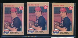 Lot (5) 1988 Grand Slam Texas League All-Stars #20 Scott Arnold Travelers (DI59) - Picture 1 of 2