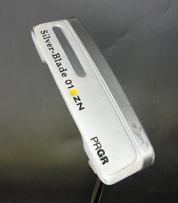 PRGR Silver Blade 01 ZN Putter Eje de Acero 88cm Longitud Empuñadura de Iguana Foto 1 de 4