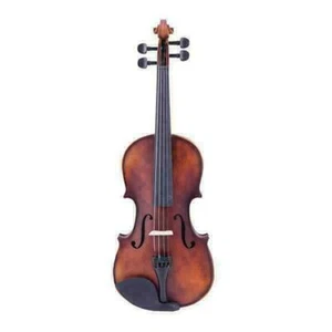 4/4 Classic Solid Wood Violin Case Bow Violin Strings Rosin Shoulder Rest Tuner - Picture 1 of 12