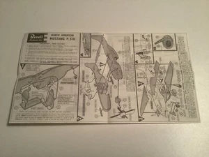 Revell Modell - nur Aufbauanleitung - North American Mustang P51D - Bild 1 von 2