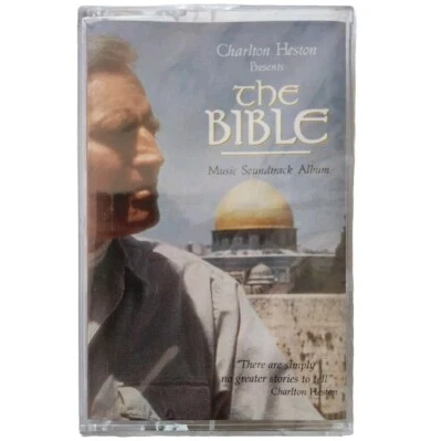 Charlton Heston The Bible Casette Tape New Sealed 1993 Music Soundtrack E81 - Image 1 of 2