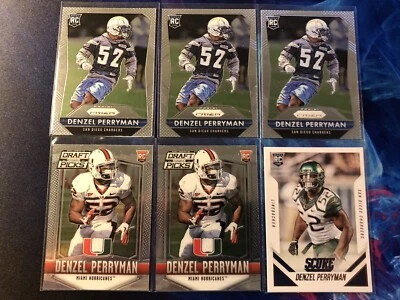 Denzel Perryman 2015 Panini Prizm #226 x3 Draft Picks x2 Score x1 Rookie Lot - Image 1 of 2