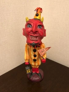 Vintage Falke Kunst Teufel Dämon Halloween Weirdo Retro Puppe 25 cm - Bild 1 von 24