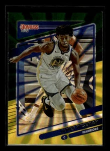 2021-22 Donruss #115 James Wiseman Holo laser verde e giallo - Foto 1 di 2
