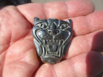 2003 - 2008 Usado Jaguar S-type Grade Emblema Growler 2 Postes PLÁSTICO FABRICANTE DE EQUIPAMENTO ORIGINAL! - Imagem 1 de 2