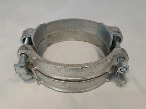 Qtà 2 Morsetto doppio bullone DIXON 639 con selle SC10 gamma da 5-11/16"-5-15/16" - Foto 1 di 3