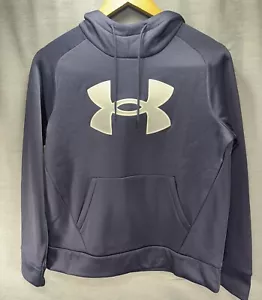 Under Armour Fleece Lined Hoodie Womens XS Purple Longsleeve Pocket Pullover - Picture 1 of 4