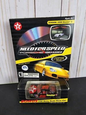 6022 Need For Speed Porsche Unleashed #28 Texaco Ricky Rudd NASCAR Demo 2000 - Imagem 1 de 2