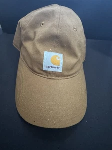Carhartt Baseball Hat Cap Adult Adjustable Darker Brown Mens Adjustable - Picture 1 of 4