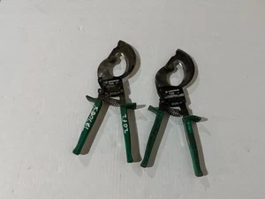 Lot of 2 Greenlee 760 Compact Ratchet Cable Cutter - Picture 1 of 6