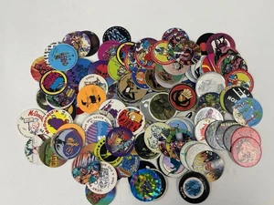 Konvolut 118 Vintage 90er verschiedene Konvolut Milchkappen Pogs - Bild 1 von 16
