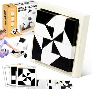 akinashi Toys Educational Toys, Brain Training Hiding Blocks - Picture 1 of 6