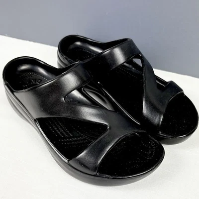 NUEVO - DAWGS Mujer Sandalias Zapatos Talla 5 - Negro Peso Ligero Foto 1 de 4