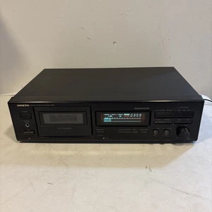 Onkyo TA-R410 Lettore Stereo Cassette Tape Deck R1 - Si accende - GIRA VELOCEMENTE - LEGGI! - Foto 1 di 16