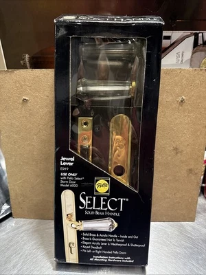 Manija de puerta negra Pella Select latón macizo juego de manijas de puerta ESH9 modelo 6000 Foto 1 de 4