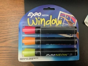 Expo Neon Window Dry Erase Markers - Picture 1 of 1