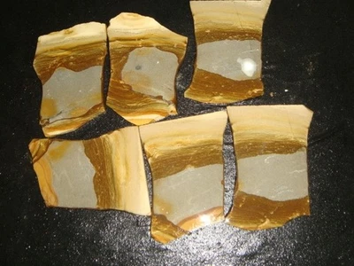 6 ANTIGUAS LOSAS DE JASPE PALOMINO CUADRO 1 1/4 + LIBRAS OREGON Foto 1 de 4