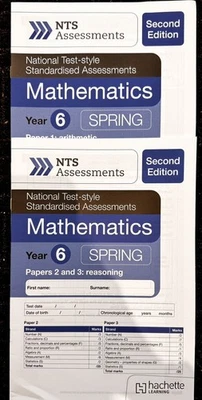 The New NTS Assessment Maths Yr 6 SPRING - 2nd EDITION. - Image 1 of 3