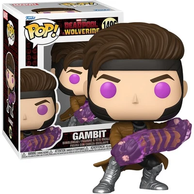 Figura Funko Deadpool Wolverine Gambito POP Marvel Bobblehead 1496 Foto 1 de 4