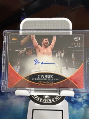 Stipe Miocic /10 AUTO 2024 Topps UFC Noche - Image 1 of 2