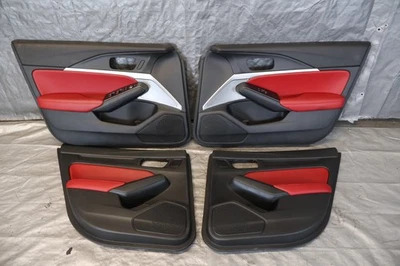 2024 ACURA INTEGRA TIPO S DE5 K20C8 OEM ROJO NEGRO INTERIOR PANEL PUERTA CONJUNTO4 #4616 Foto 1 de 4