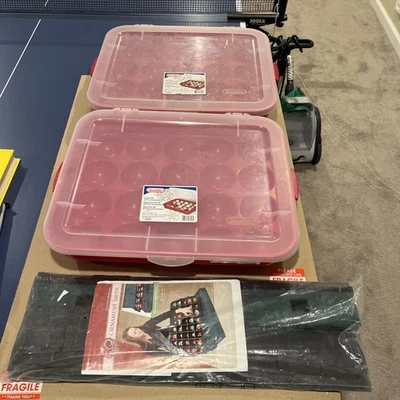 Sterilite 20 Compartment Christmas Ornament Storage Case Set Of 2 / Plus 1 Other - Image 1 of 4