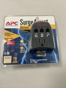 APC SurgeArrest Notebook Laptop Surge Protector 400V Model PNote 1 - New - Picture 1 of 2