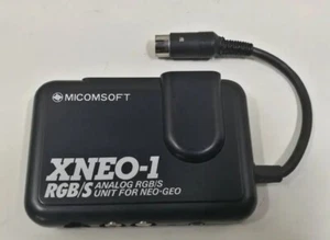 Xneo Analog RGB / S Unit MicomSoFT SNK Neo Geo / NG Aes CD [ Tested ] Japan - Picture 1 of 4